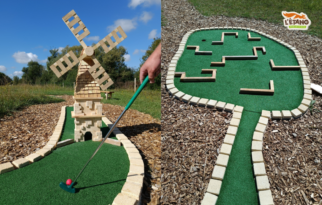 Le premier minigolf du Pays d'Othe dans l'Aube ! | L'étang base de loisirs